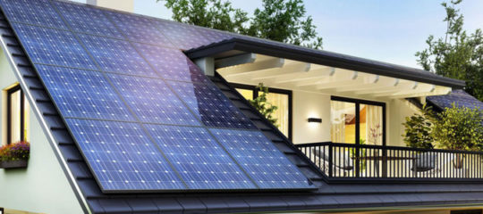 Installation de panneaux solaires